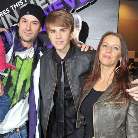 justin bieber's dad and mom